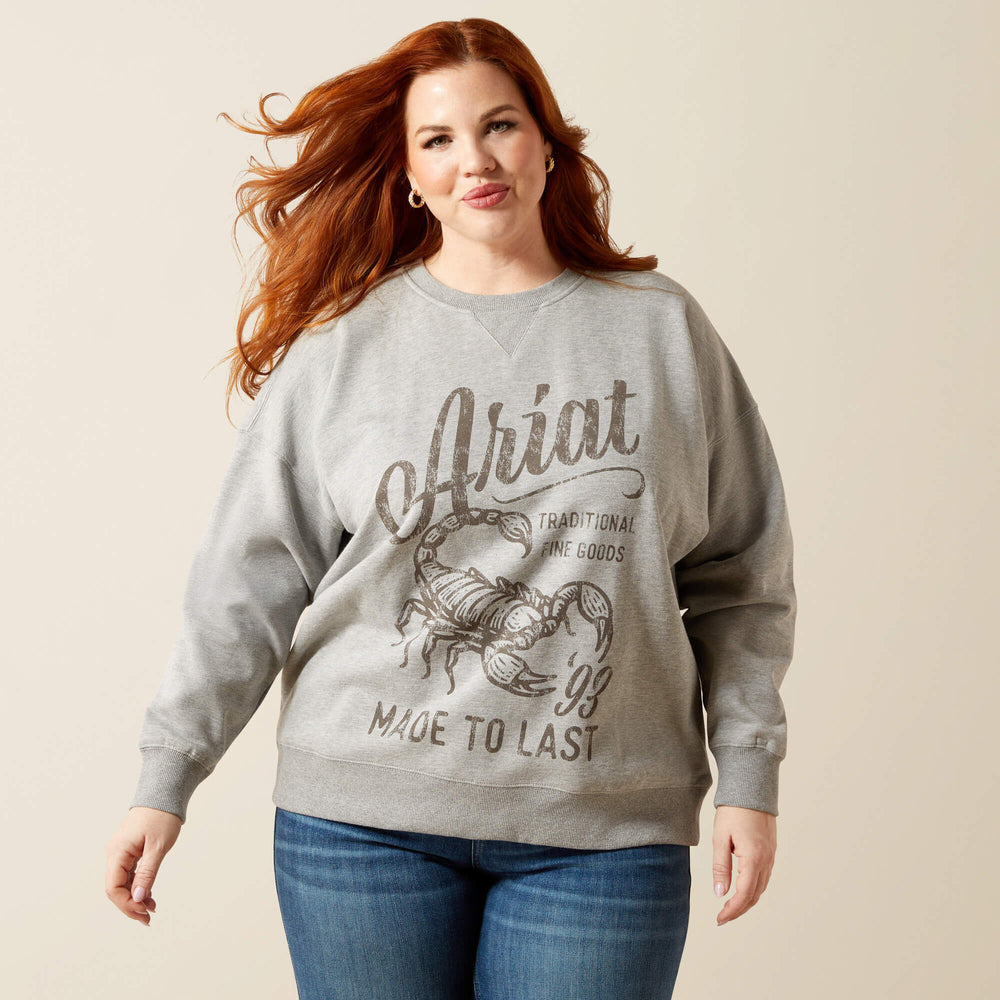 Ariat Scorpion Script Oversized Sweatshirt Online
