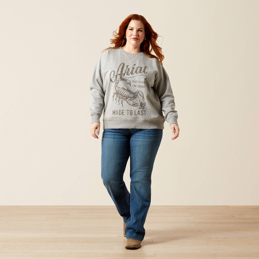 Ariat Scorpion Script Oversized Sweatshirt Online