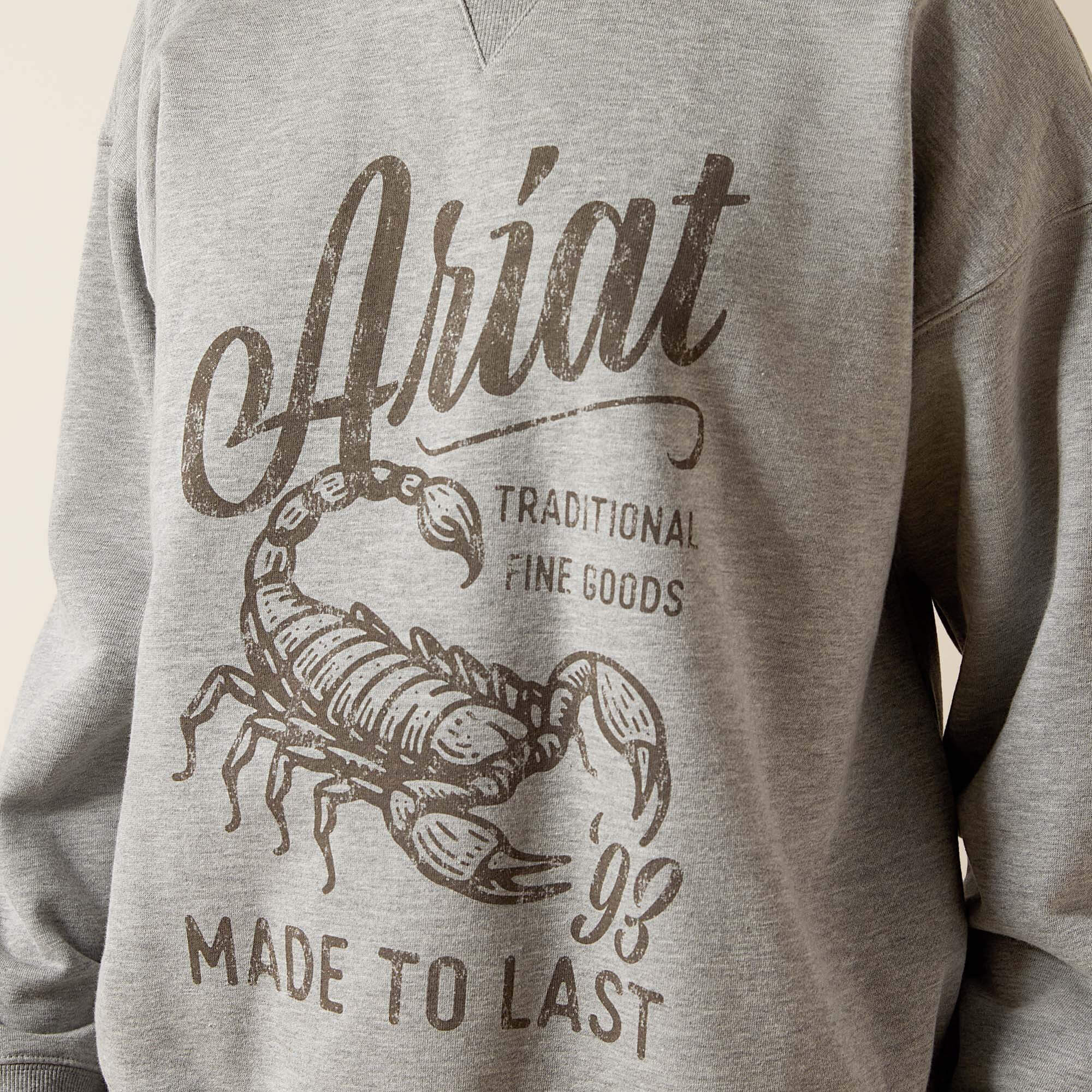 Ariat Scorpion Script Oversized Sweatshirt Online