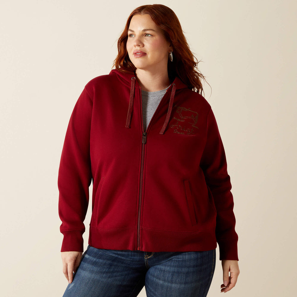 Ariat Stitched Full Zip Hoodie Discount