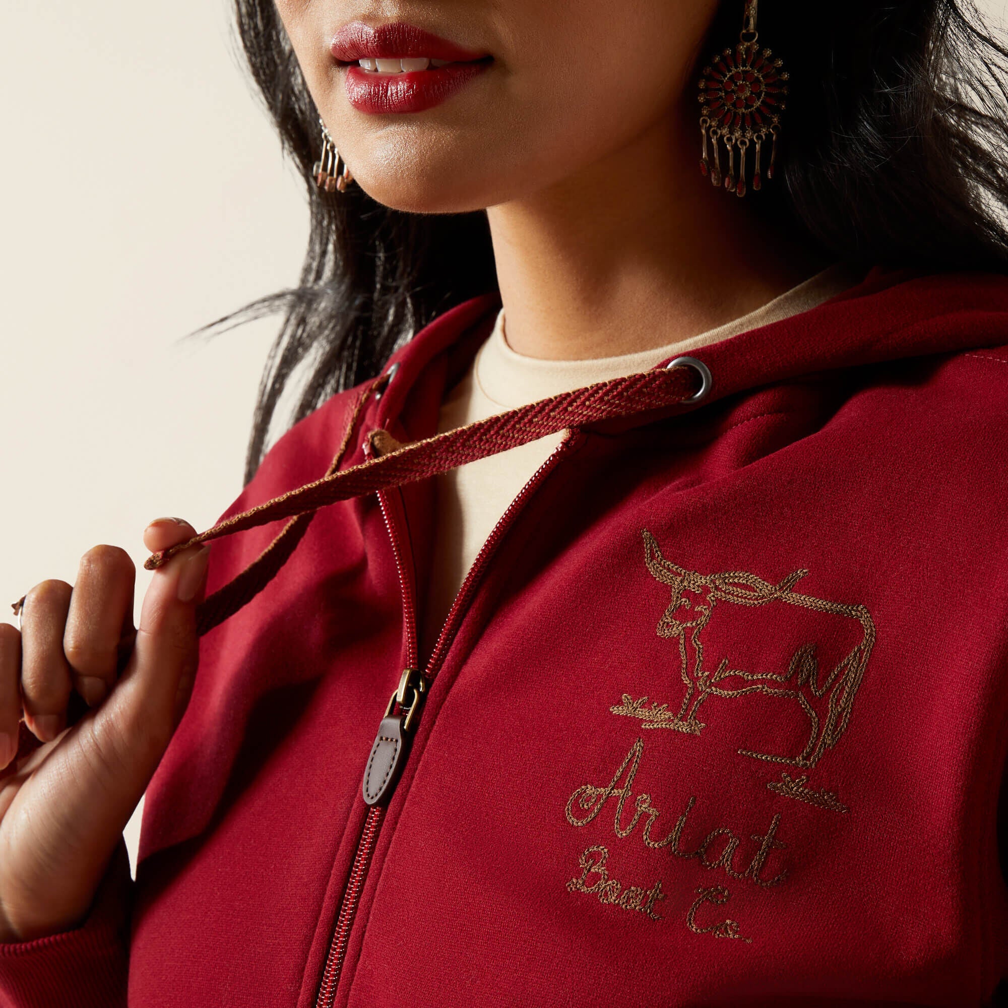 Ariat Stitched Full Zip Hoodie Discount