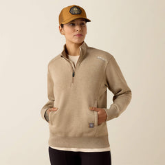 Ariat Rebar Lightweight Mock 1/2 Zip Sweatshirt Outlet