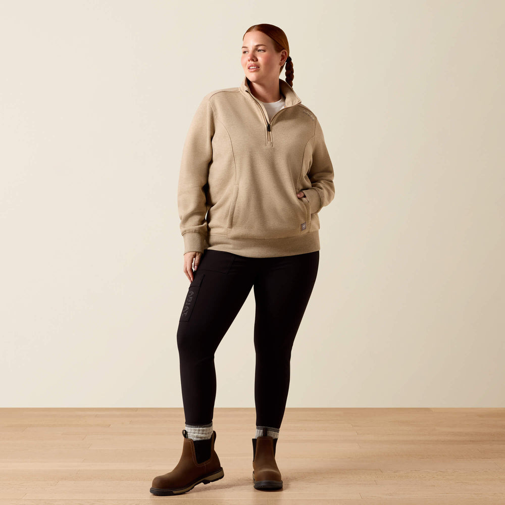 Ariat Rebar Lightweight Mock 1/2 Zip Sweatshirt Outlet
