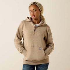 Ariat Rebar Lightweight Logo 1/2 Zip Hoodie Online
