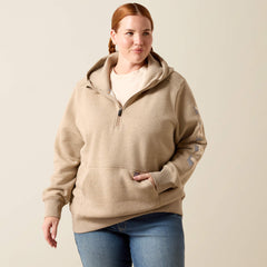Ariat Rebar Lightweight Logo 1/2 Zip Hoodie Online