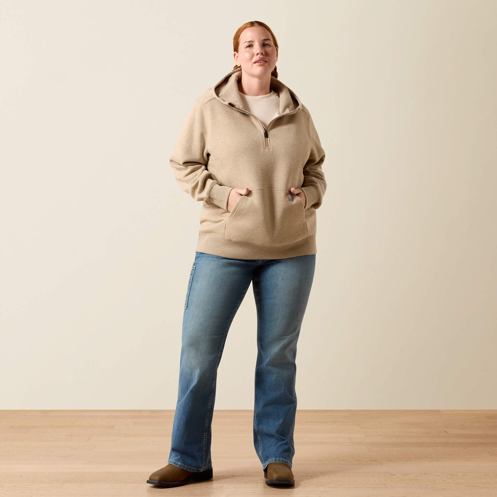 Ariat Rebar Lightweight Logo 1/2 Zip Hoodie Online