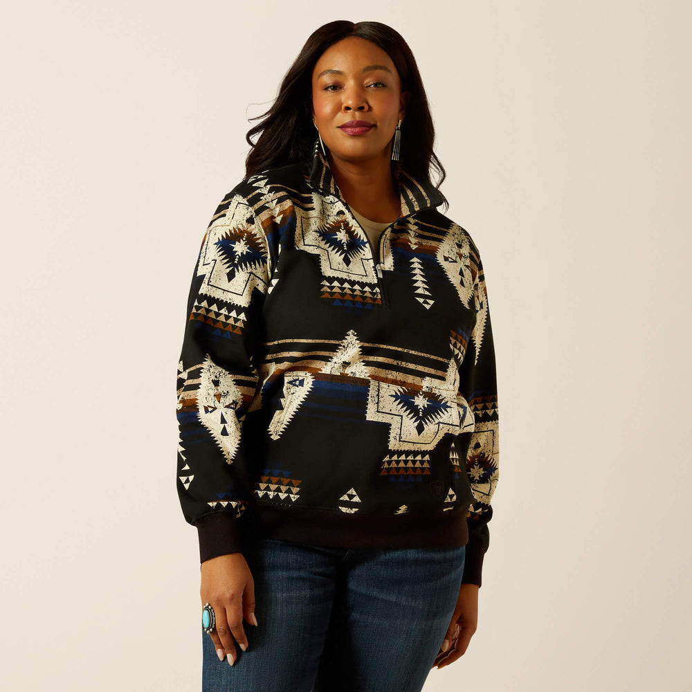 Ariat Sienna 1/2 Zip Sweatshirt Discount