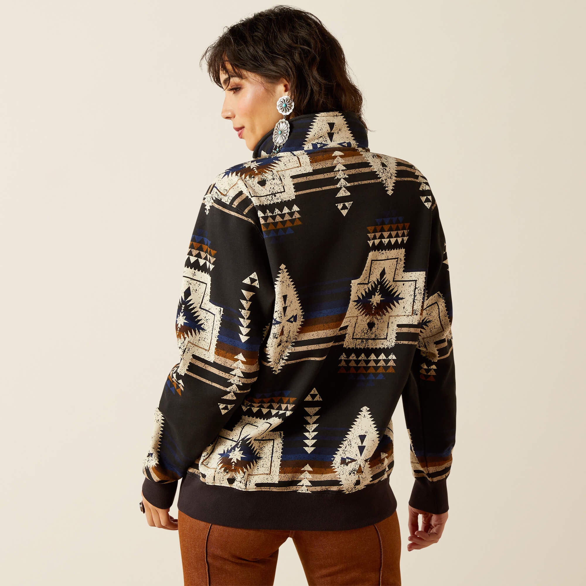 Ariat Sienna 1/2 Zip Sweatshirt Discount