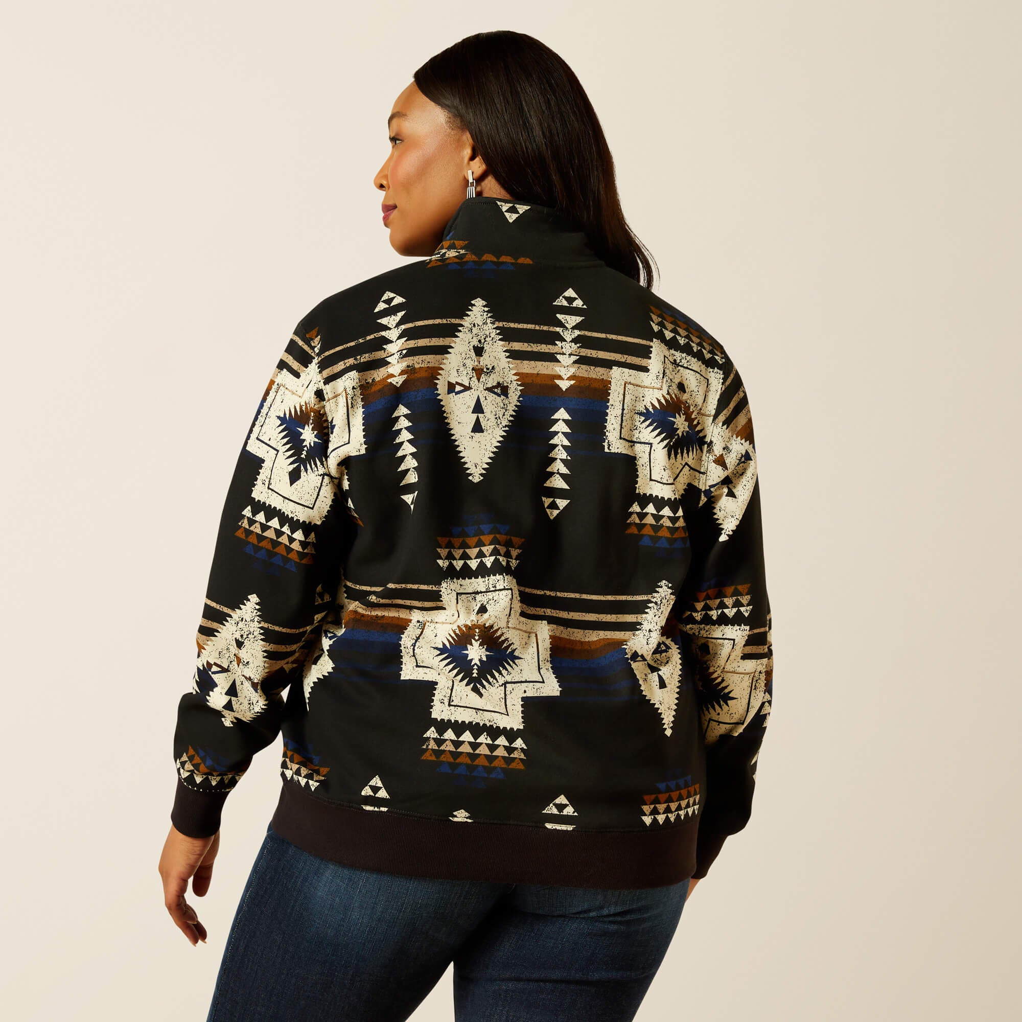 Ariat Sienna 1/2 Zip Sweatshirt Discount