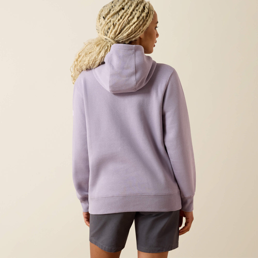 Ariat Rebar Lightweight Logo 1/2 Zip Hoodie On Sale
