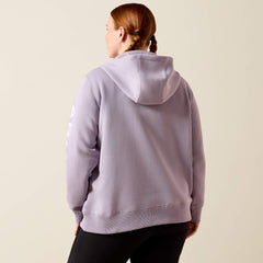 Ariat Rebar Lightweight Logo 1/2 Zip Hoodie On Sale