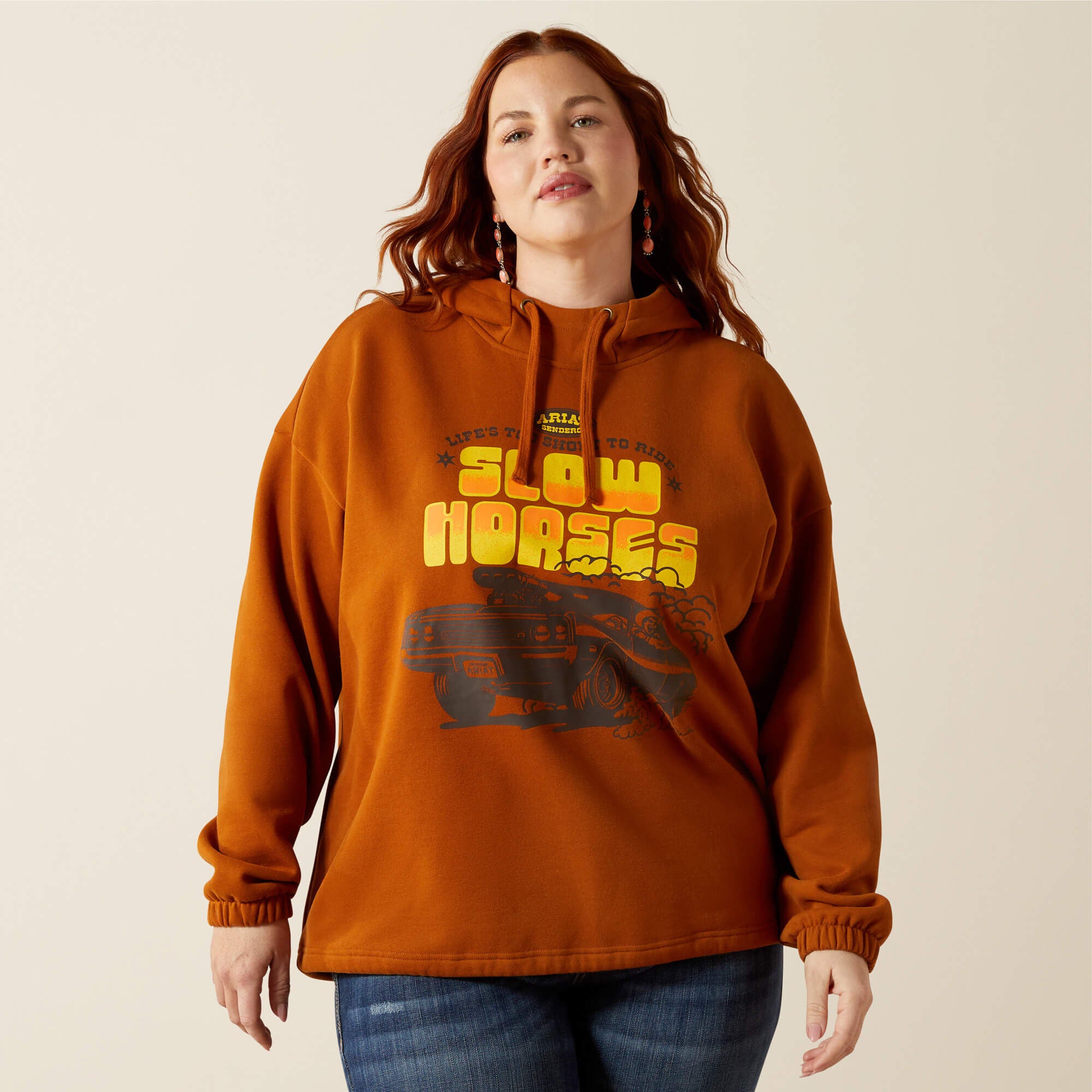 Ariat Essential Sendero Slow Horses Hoodie For Sale