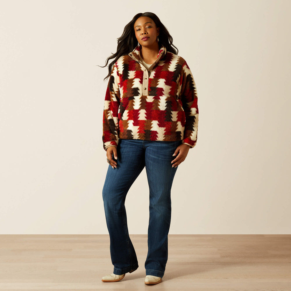 Ariat Berber Snap Front Sweatshirt On Sale