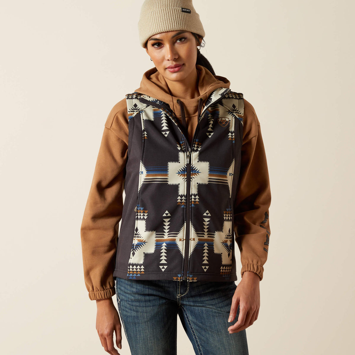 Ariat Ariat Logo Softshell Print Vest For Sale