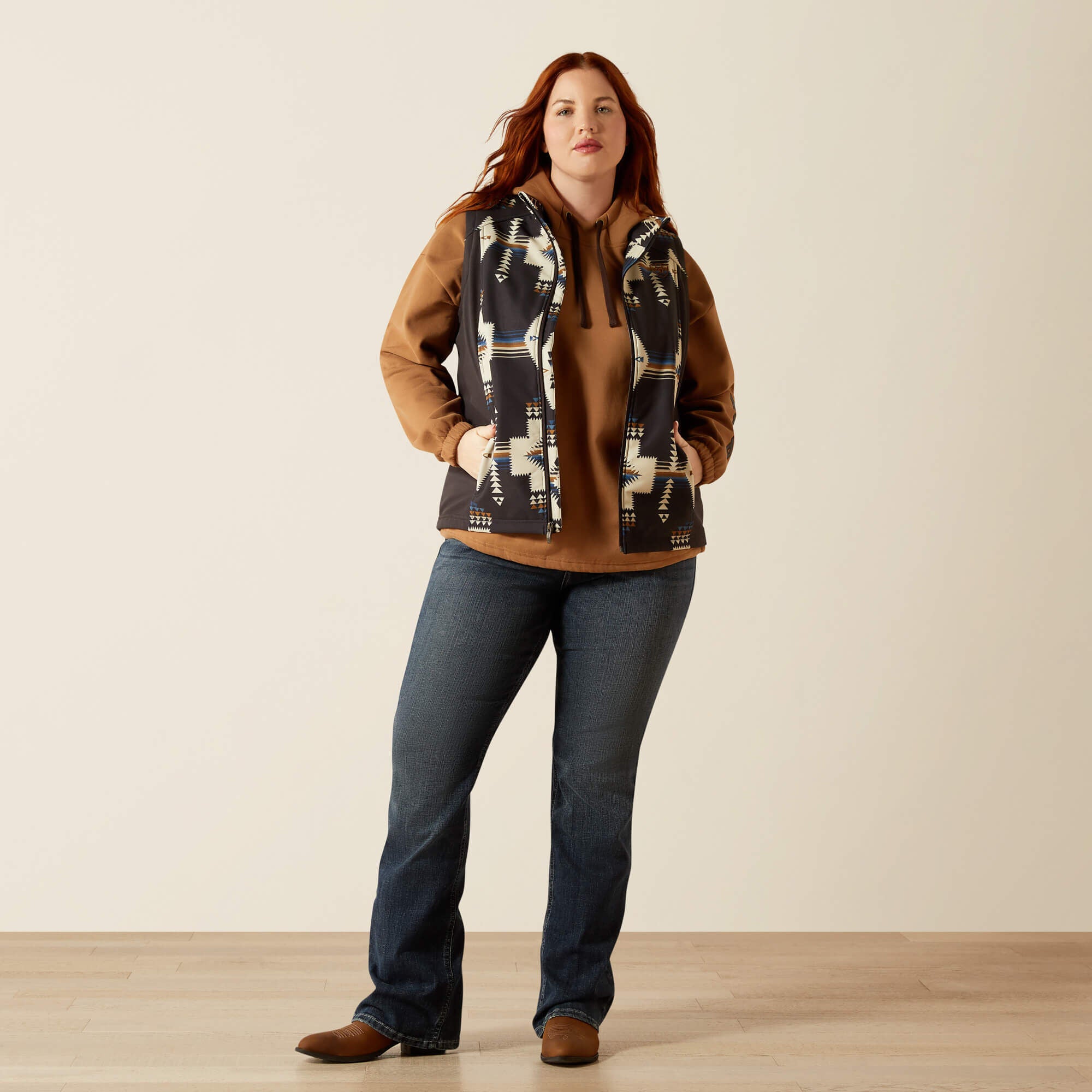 Ariat Ariat Logo Softshell Print Vest For Sale