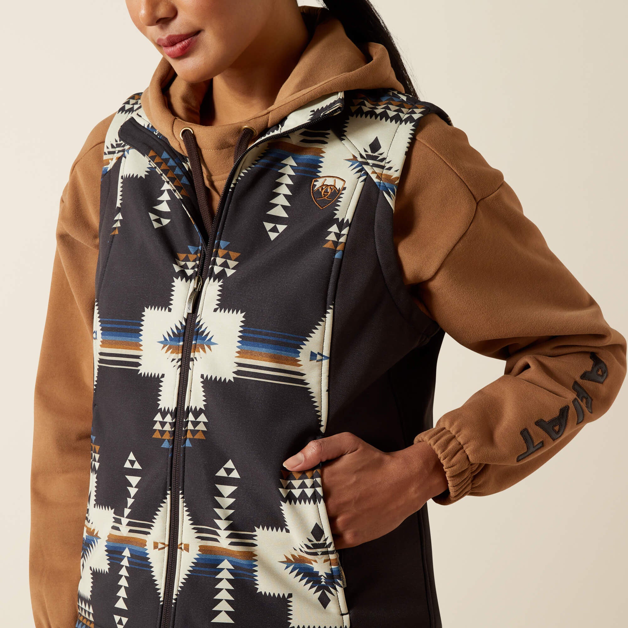 Ariat Ariat Logo Softshell Print Vest For Sale