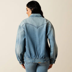 Ariat Cheyenne Denim Bomber Jacket Outlet