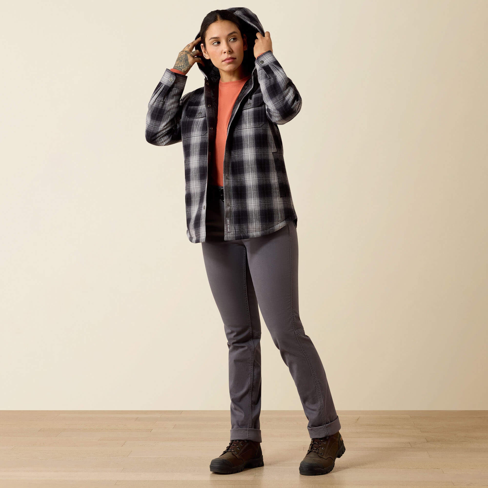 Ariat Rebar Flannel Insulated Shirt Jacket Sale