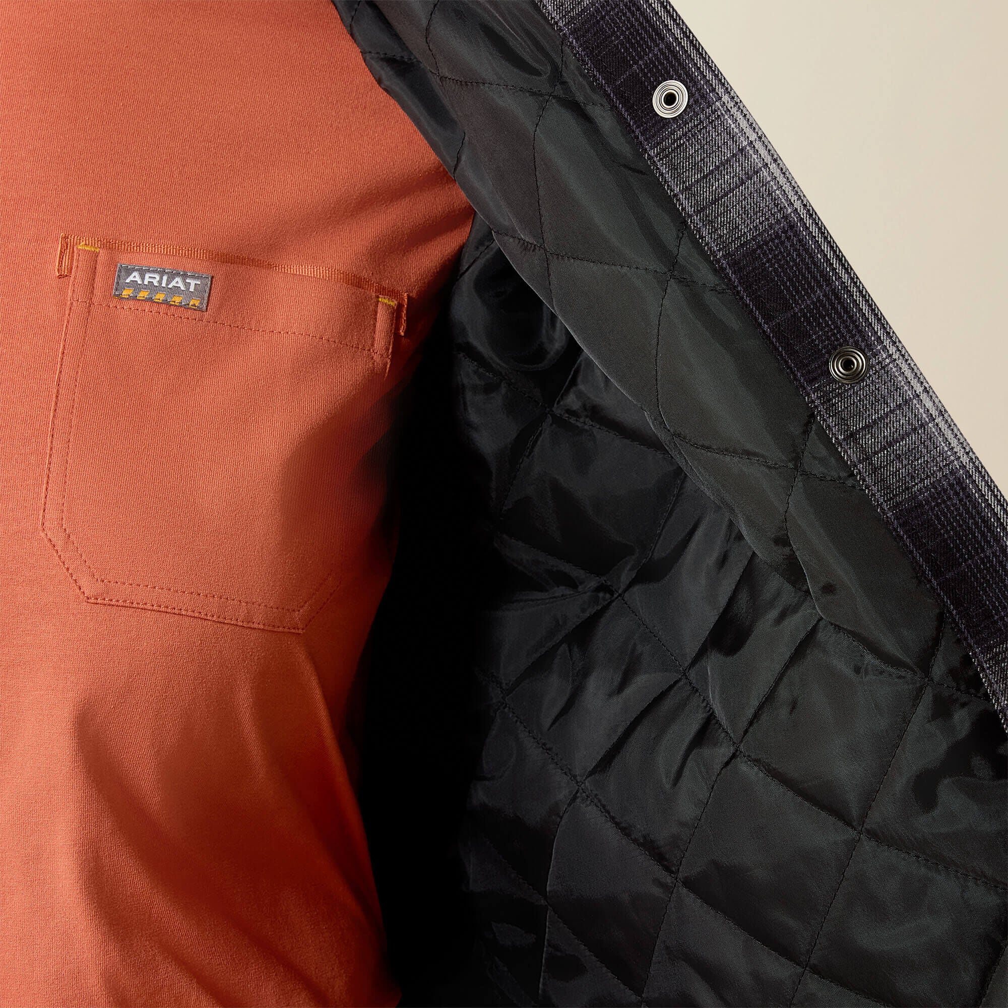 Ariat Rebar Flannel Insulated Shirt Jacket Sale