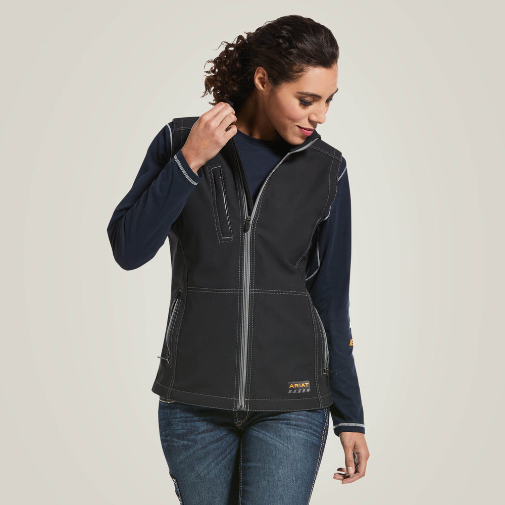 Ariat Rebar Stretch Canvas Softshell Vest Discount