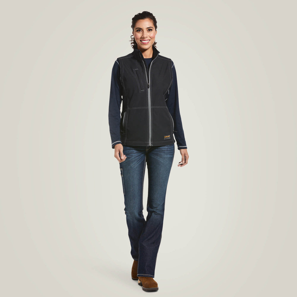 Ariat Rebar Stretch Canvas Softshell Vest Discount