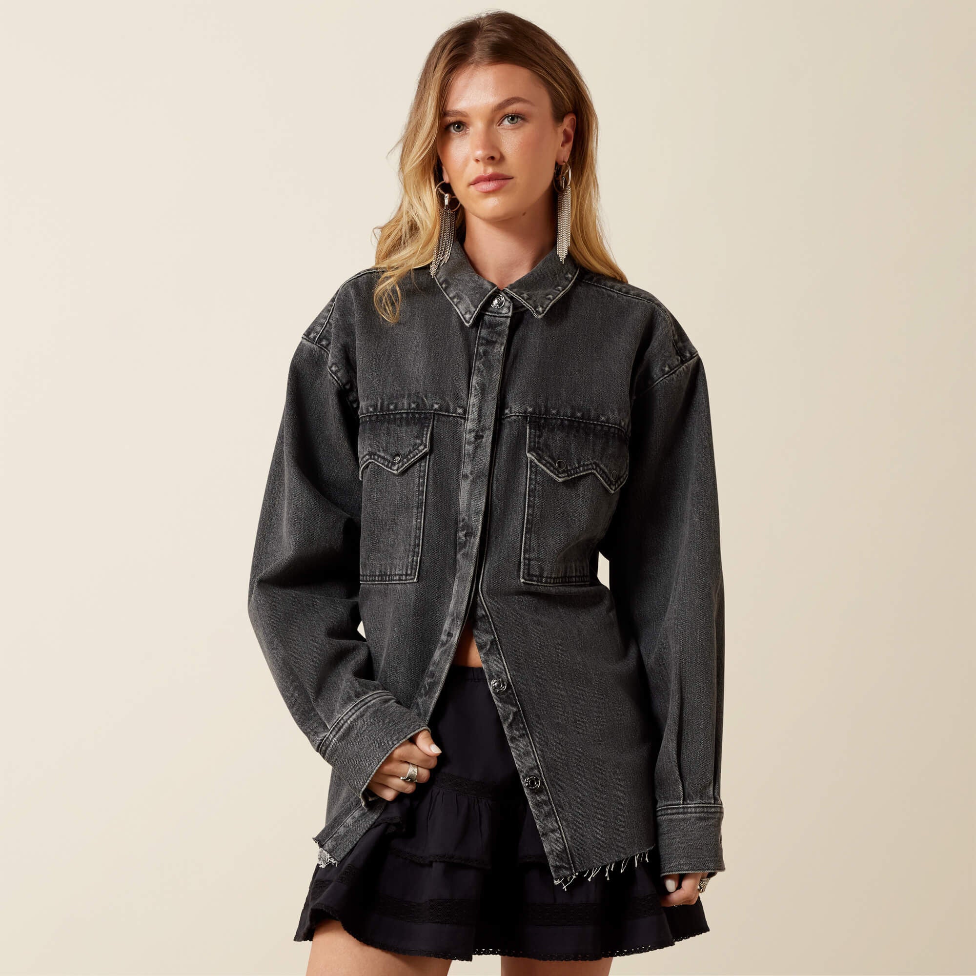 Ariat Lux Oversized Denim Jacket Sale