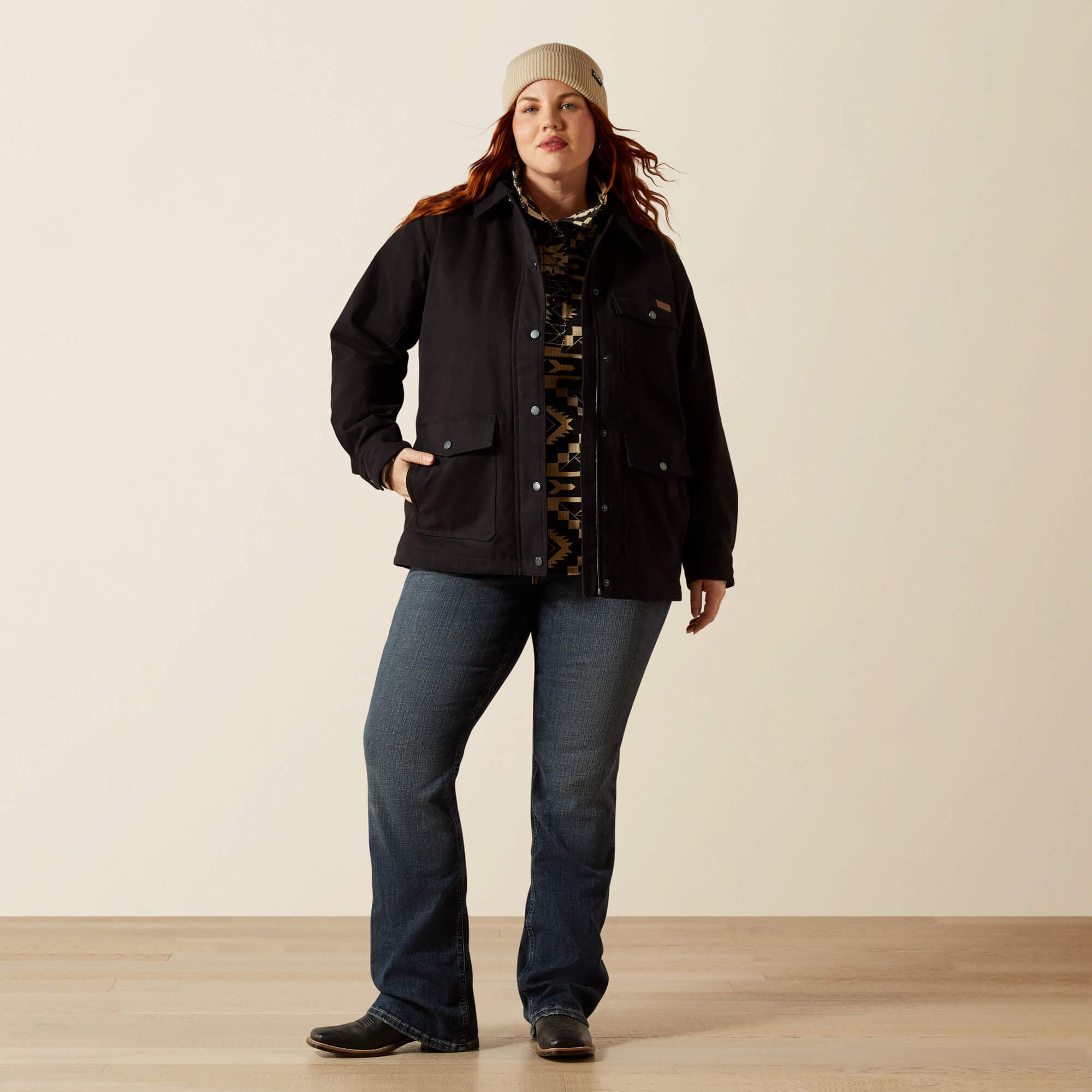 Ariat Western Canvas Chore Jacket On Sale