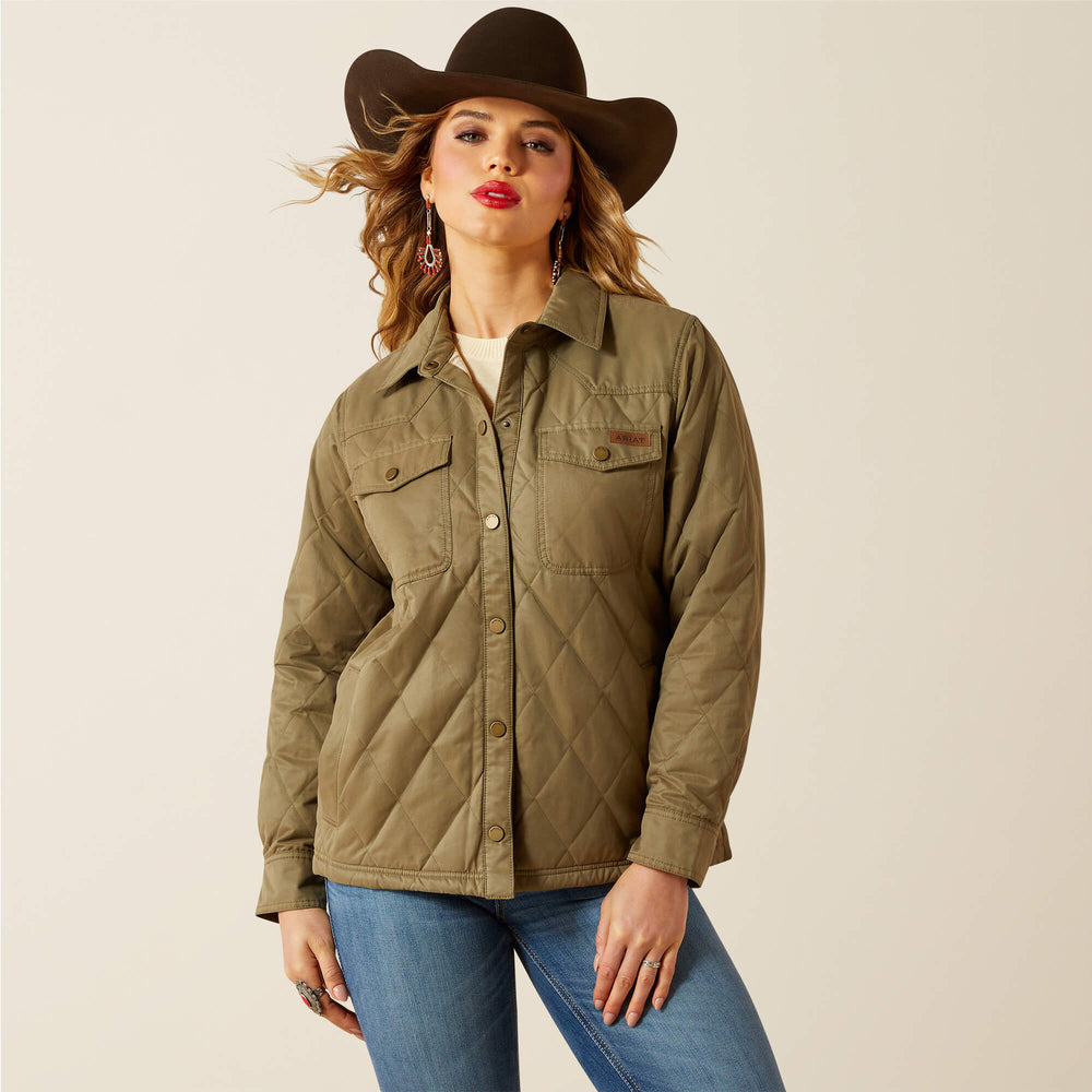 Ariat Grizzly Quilted Barn Jacket For Sale