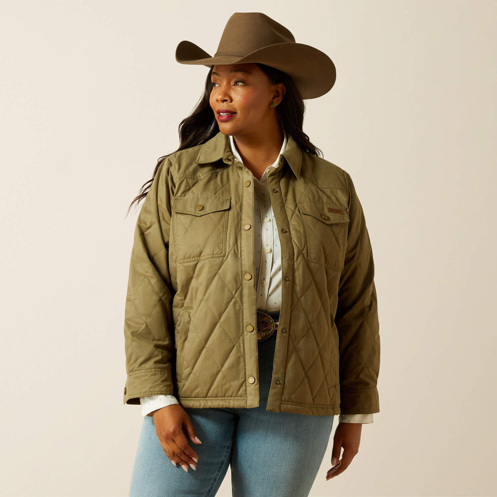 Ariat Grizzly Quilted Barn Jacket For Sale