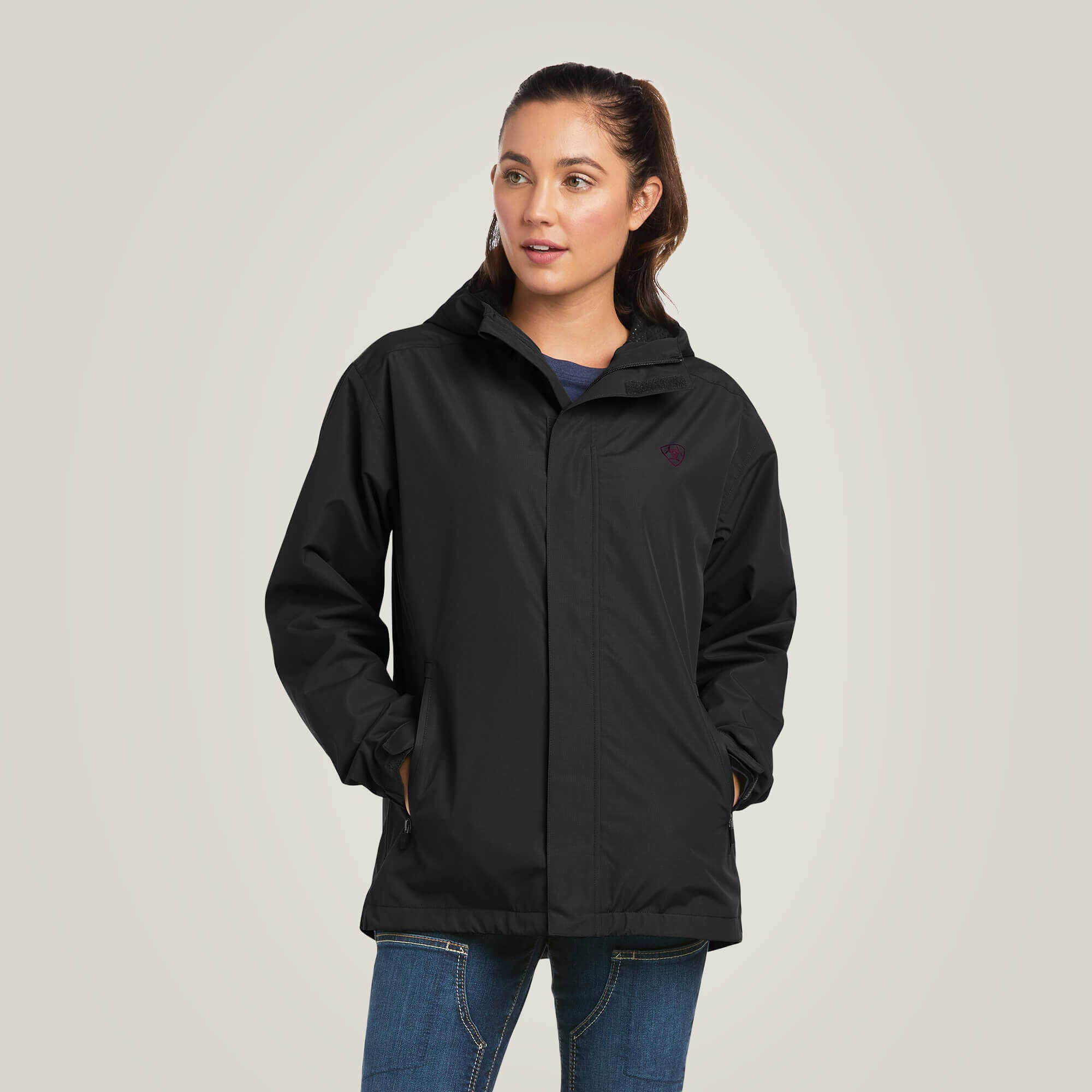 Ariat Rebar Stormshell Logo Waterproof Jacket Outlet