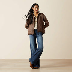 Ariat Ariat Logo Softshell Faux Leather Jacket Outlet