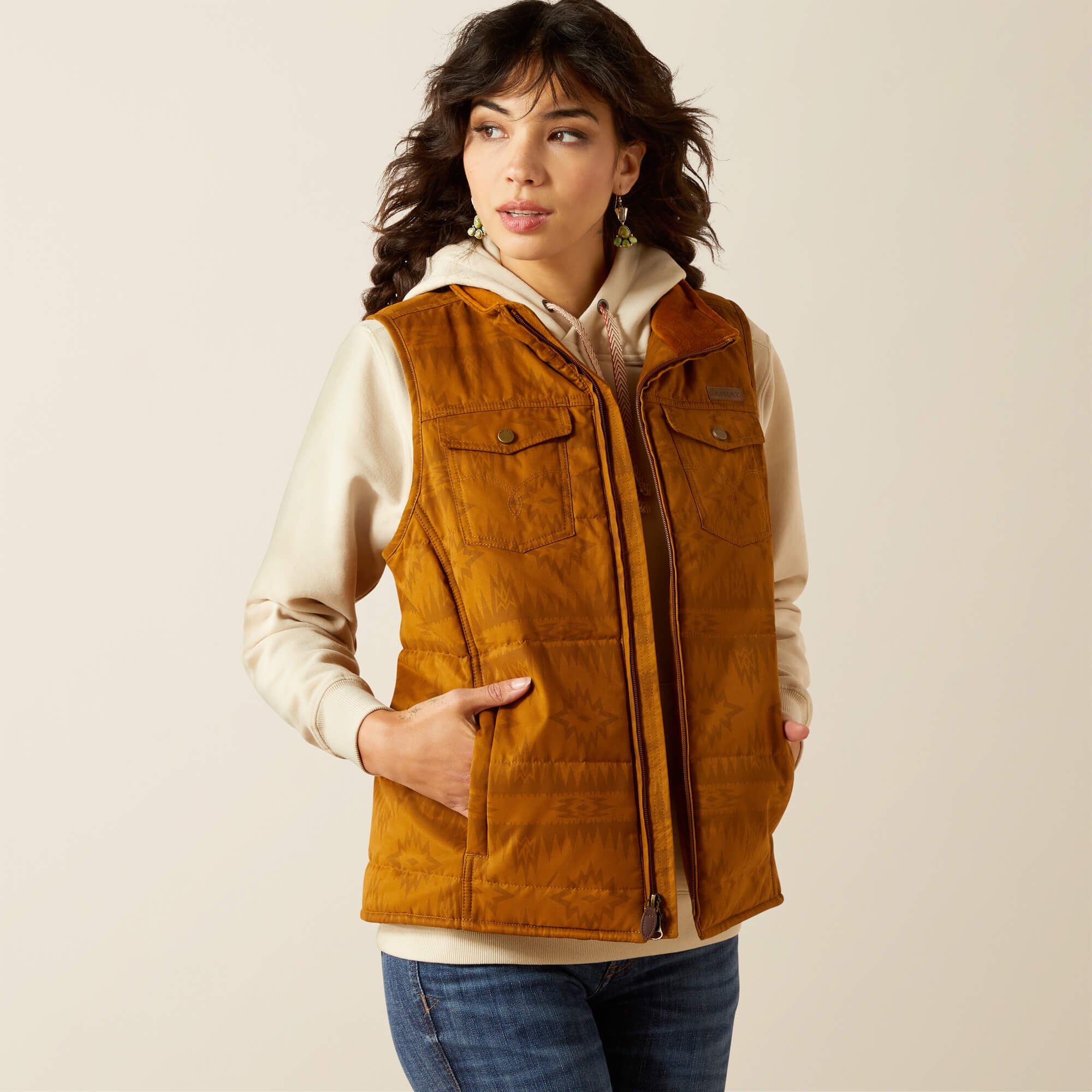 Ariat Grizzly Quilted Vest For Sale