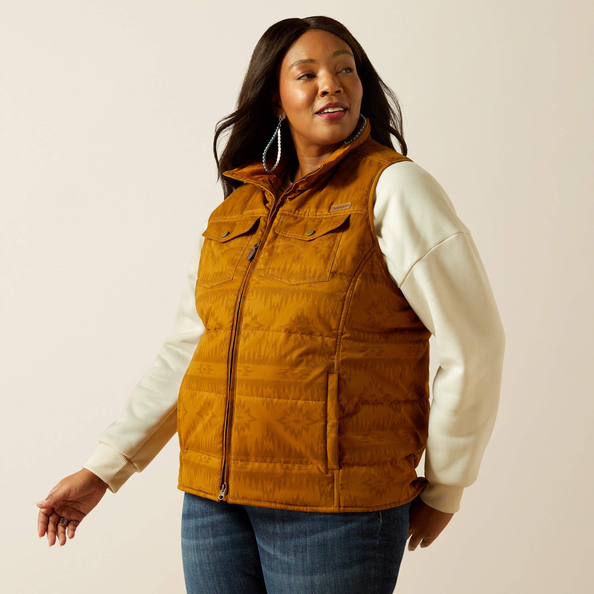 Ariat Grizzly Quilted Vest For Sale