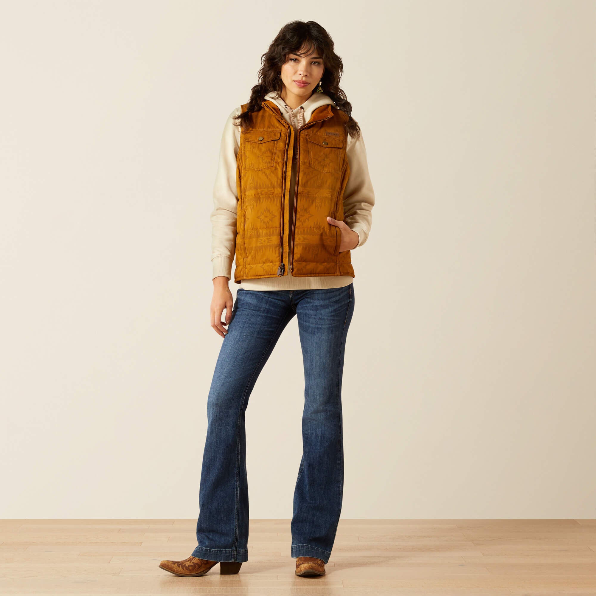 Ariat Grizzly Quilted Vest For Sale