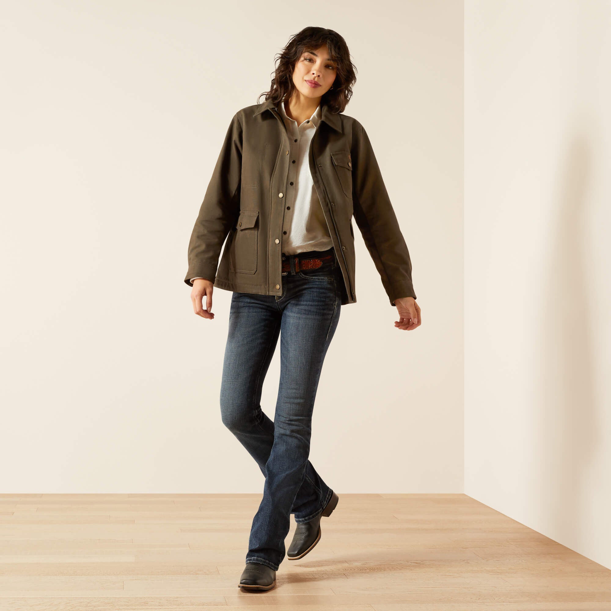 Ariat Western Canvas Chore Jacket On Sale