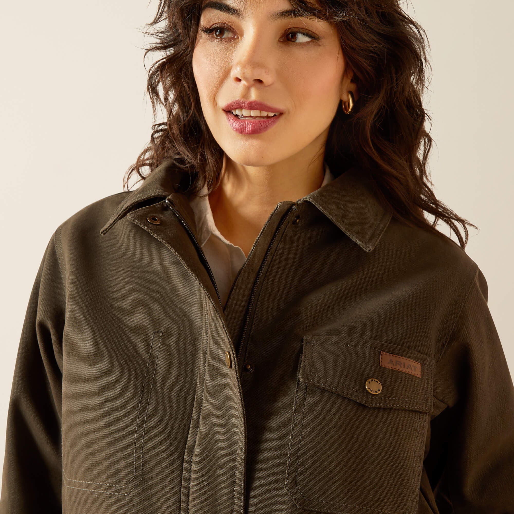 Ariat Western Canvas Chore Jacket On Sale