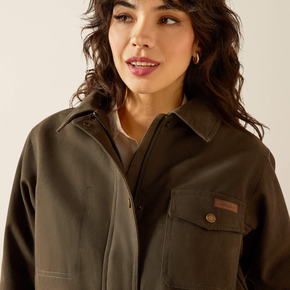 Ariat Western Canvas Chore Jacket On Sale