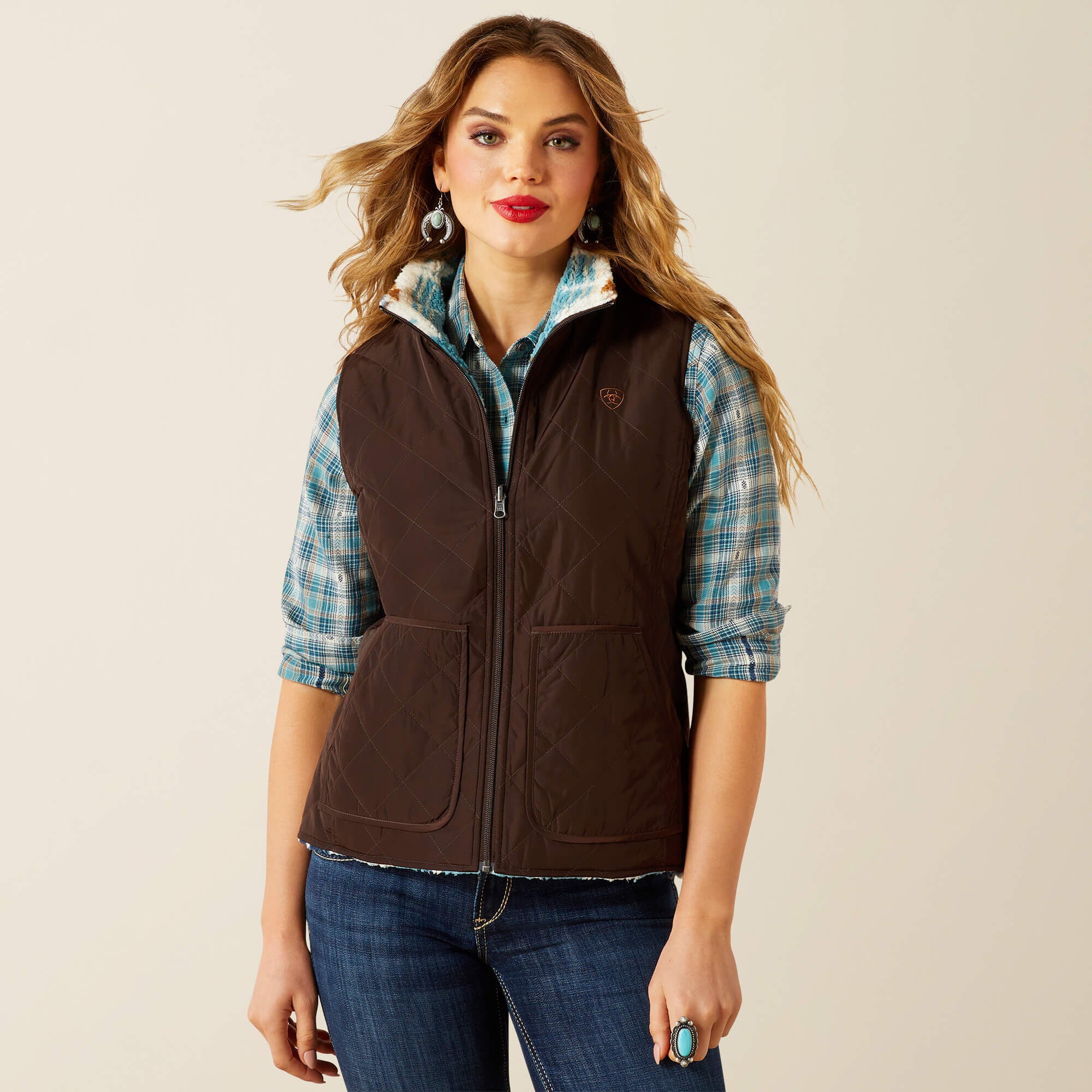 Ariat Dilon 2.0 Reversible Insulated Vest Outlet