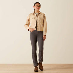 Ariat Rebar Cropped Woven Shirt Jacket On Sale