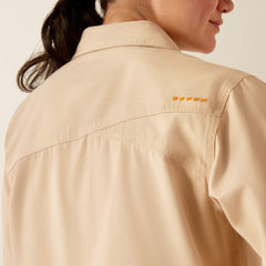Ariat Rebar Cropped Woven Shirt Jacket On Sale