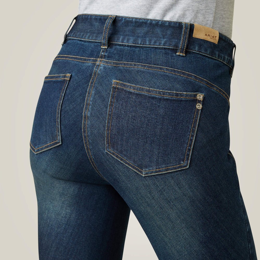 Ariat Halo Denim Knee Patch Breech Outlet