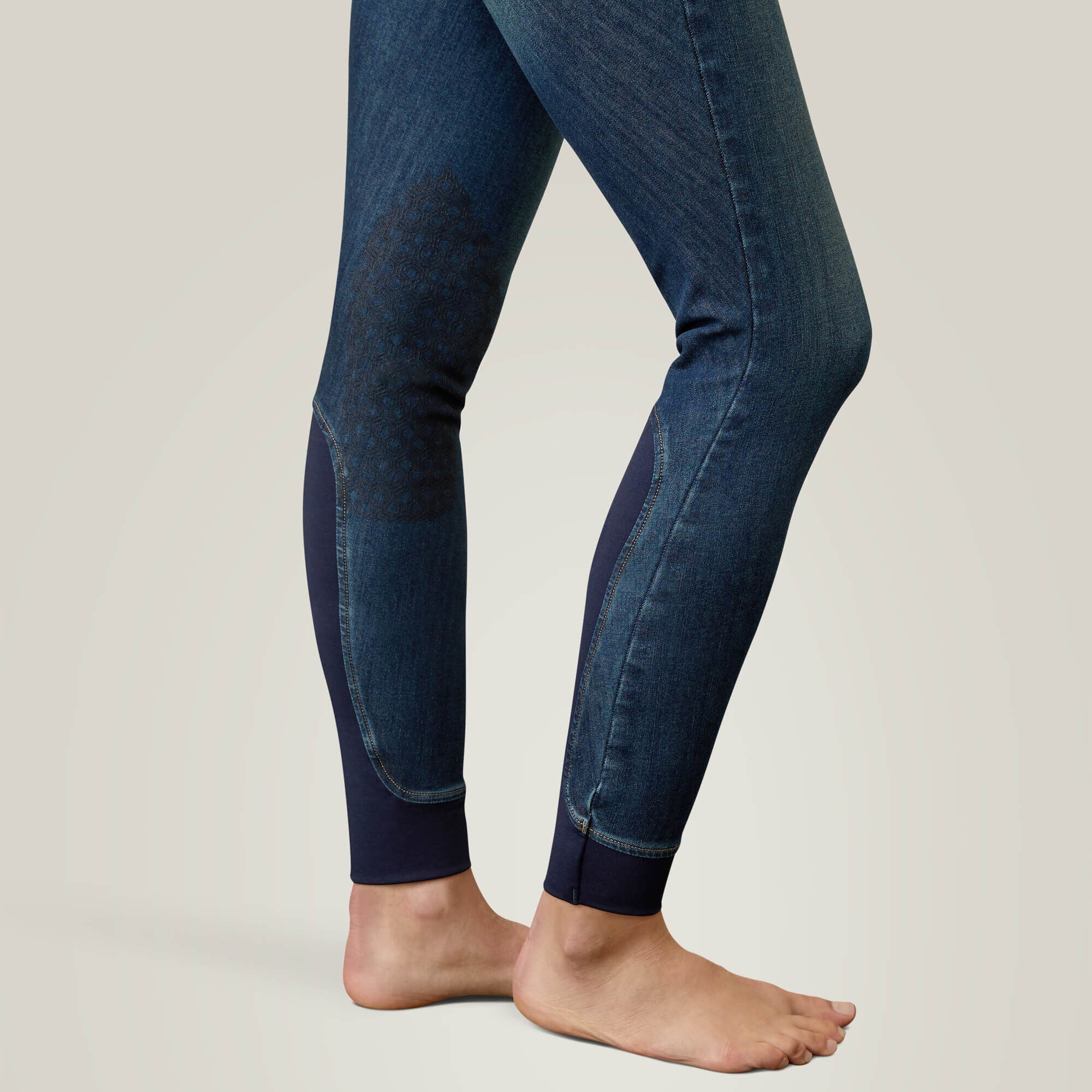 Ariat Halo Denim Knee Patch Breech Outlet
