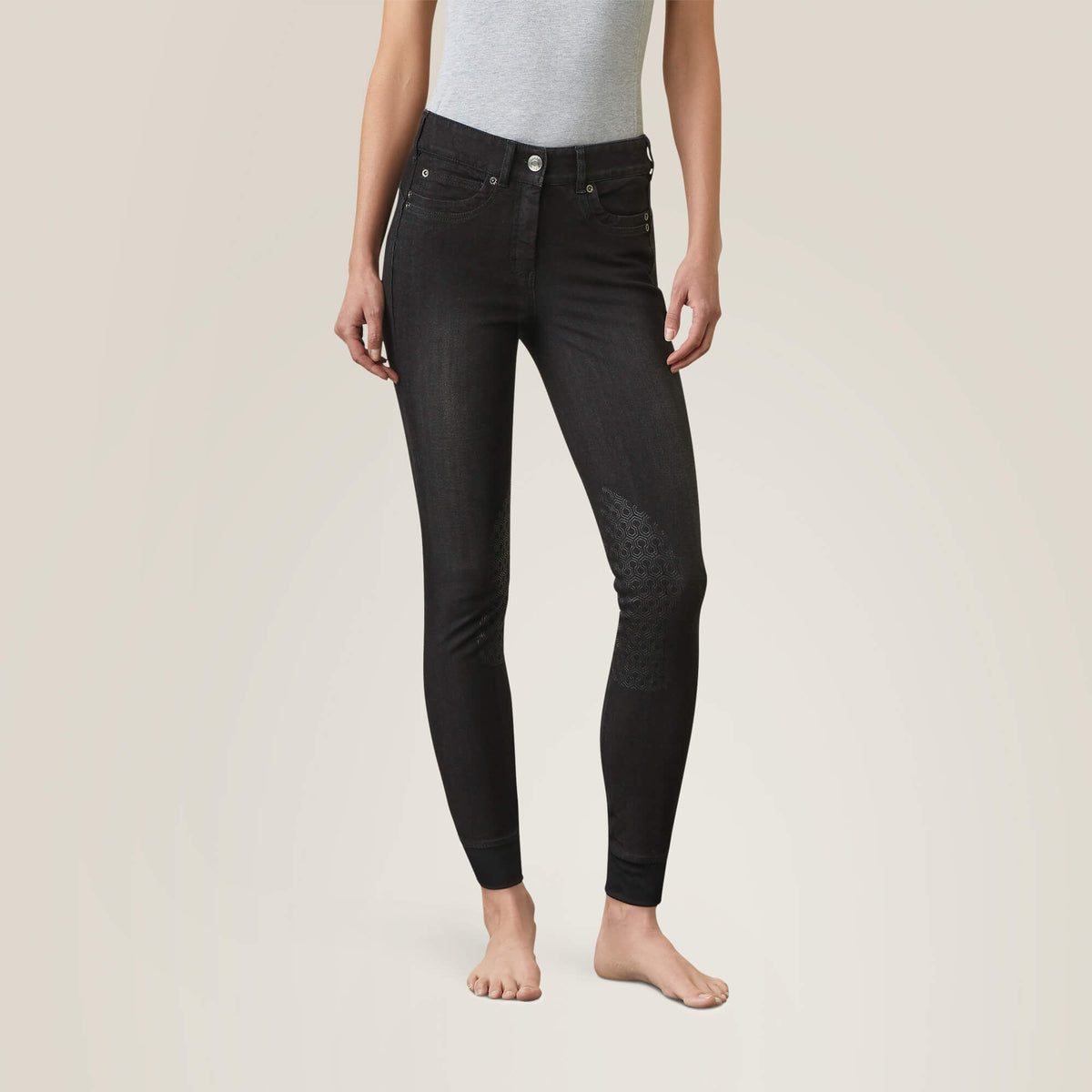 Ariat Halo B Denim Knee Patch Breech On Sale