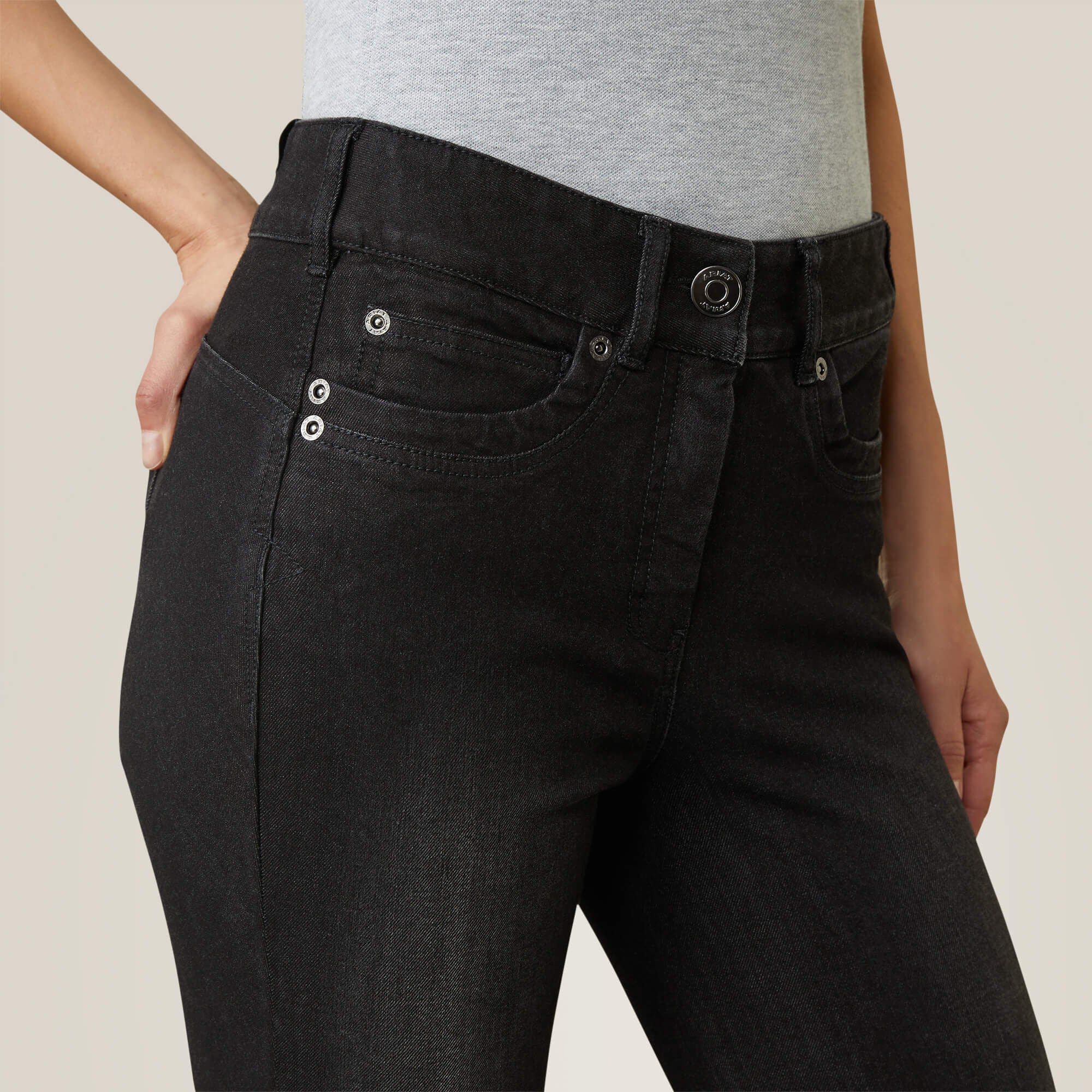 Ariat Halo B Denim Knee Patch Breech On Sale