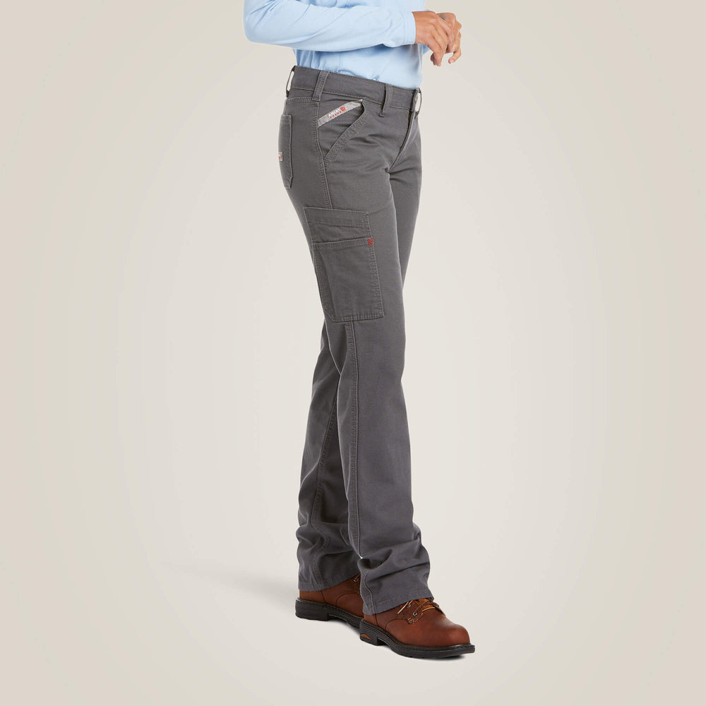 Ariat FR Stretch DuraLight Canvas Stackable Straight Leg Pant For Sale