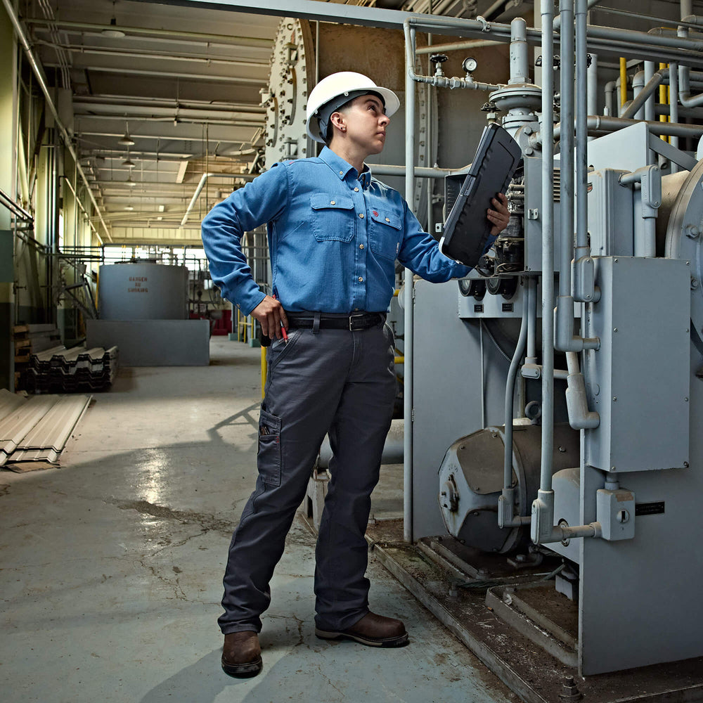 Ariat FR Stretch DuraLight Canvas Stackable Straight Leg Pant For Sale