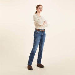 Ariat FR Perfect Rise DuraLight Stretch Cell Phone Pocket Straight Jean Discount
