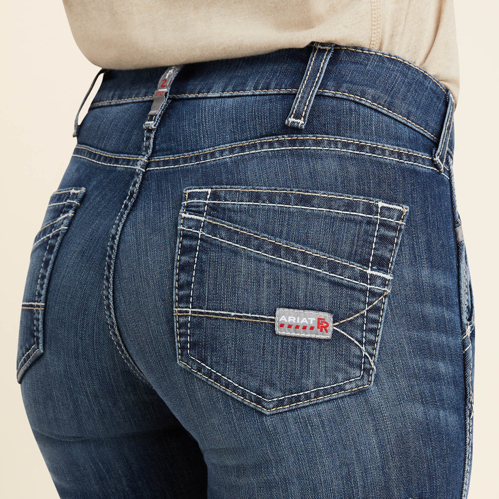 Ariat FR Perfect Rise DuraLight Stretch Cell Phone Pocket Straight Jean Discount