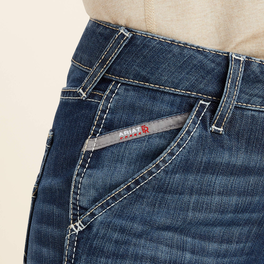 Ariat FR Perfect Rise DuraLight Stretch Cell Phone Pocket Straight Jean Discount
