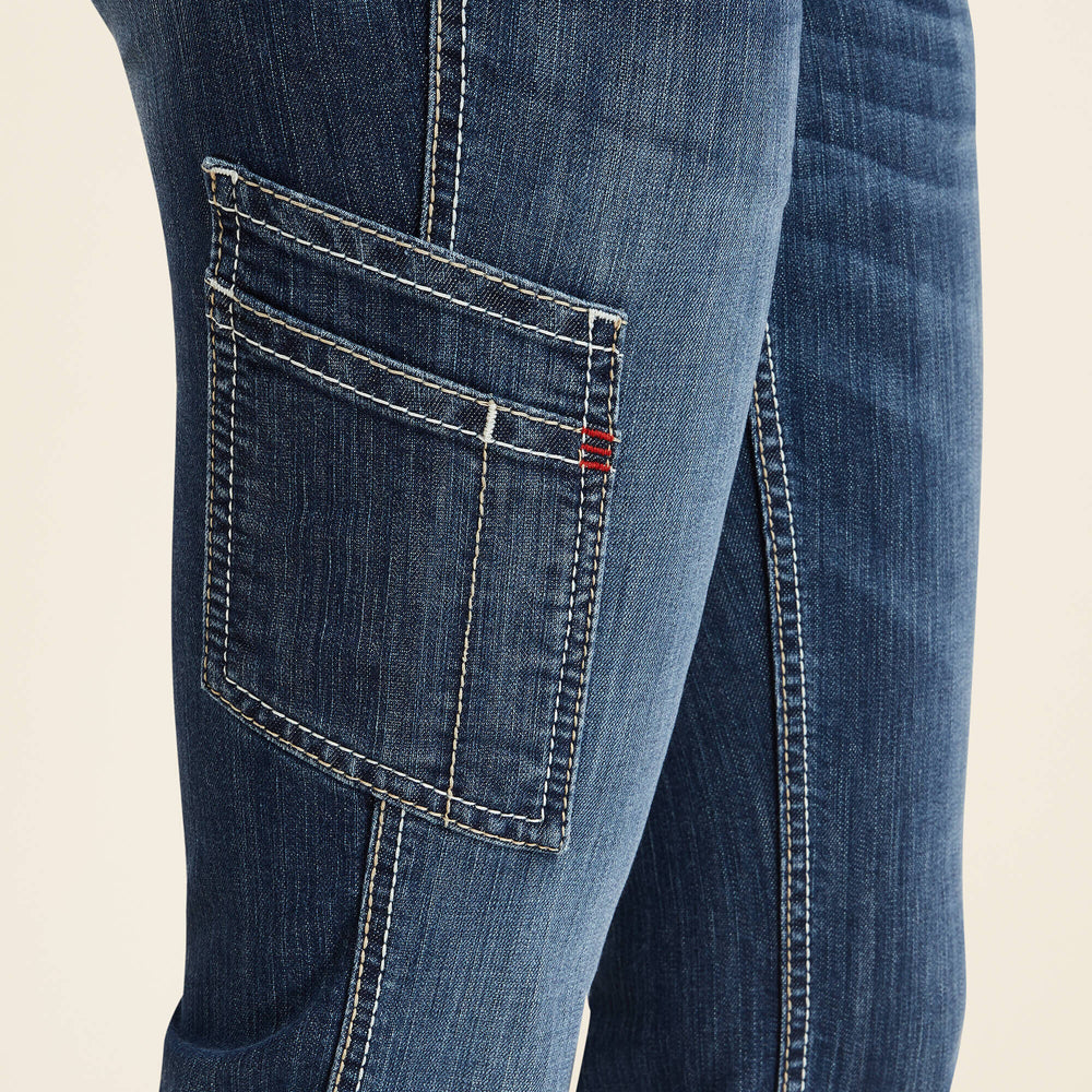 Ariat FR Perfect Rise DuraLight Stretch Cell Phone Pocket Straight Jean Discount